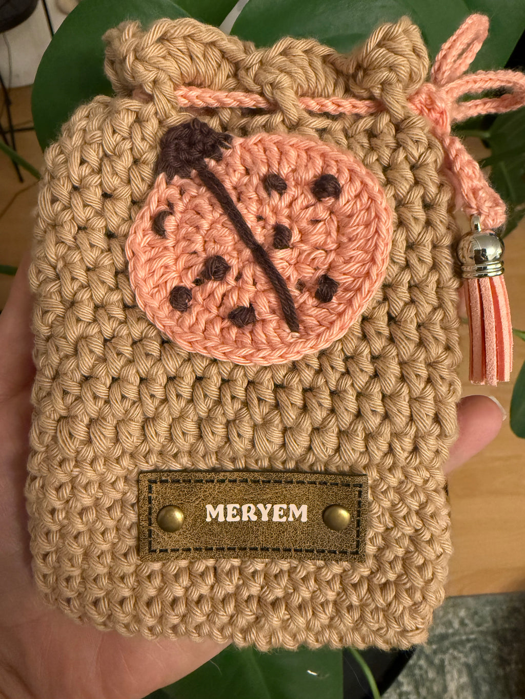 Brustbeutel Bayram Kesesi mit Tiermotiven gehäkelt, Personalisiert mit Namen | Eid Geldsäckchen - Geldsäckchen Personalisiert mit Namen