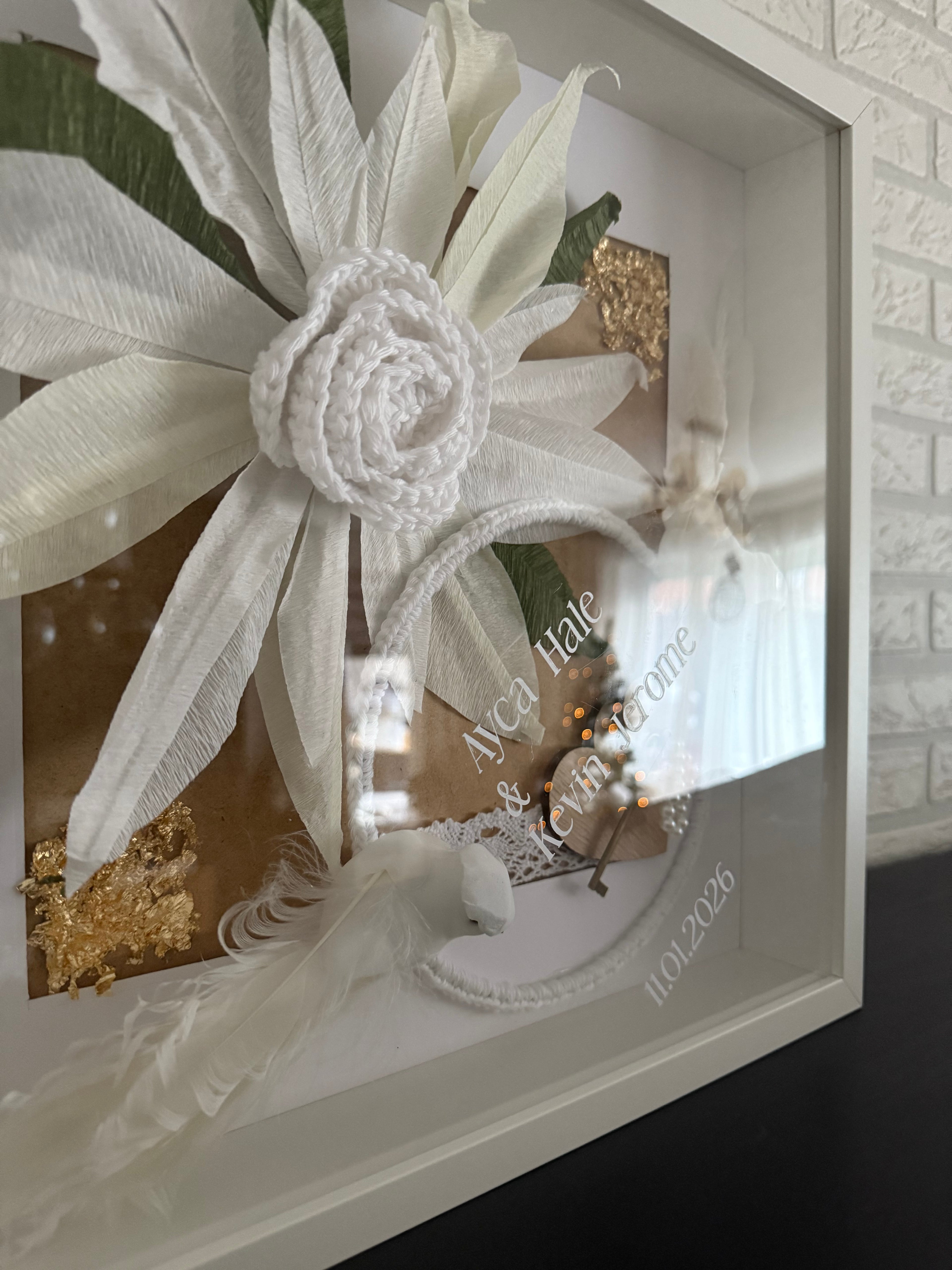 3D Shadowbox Hochzeit
