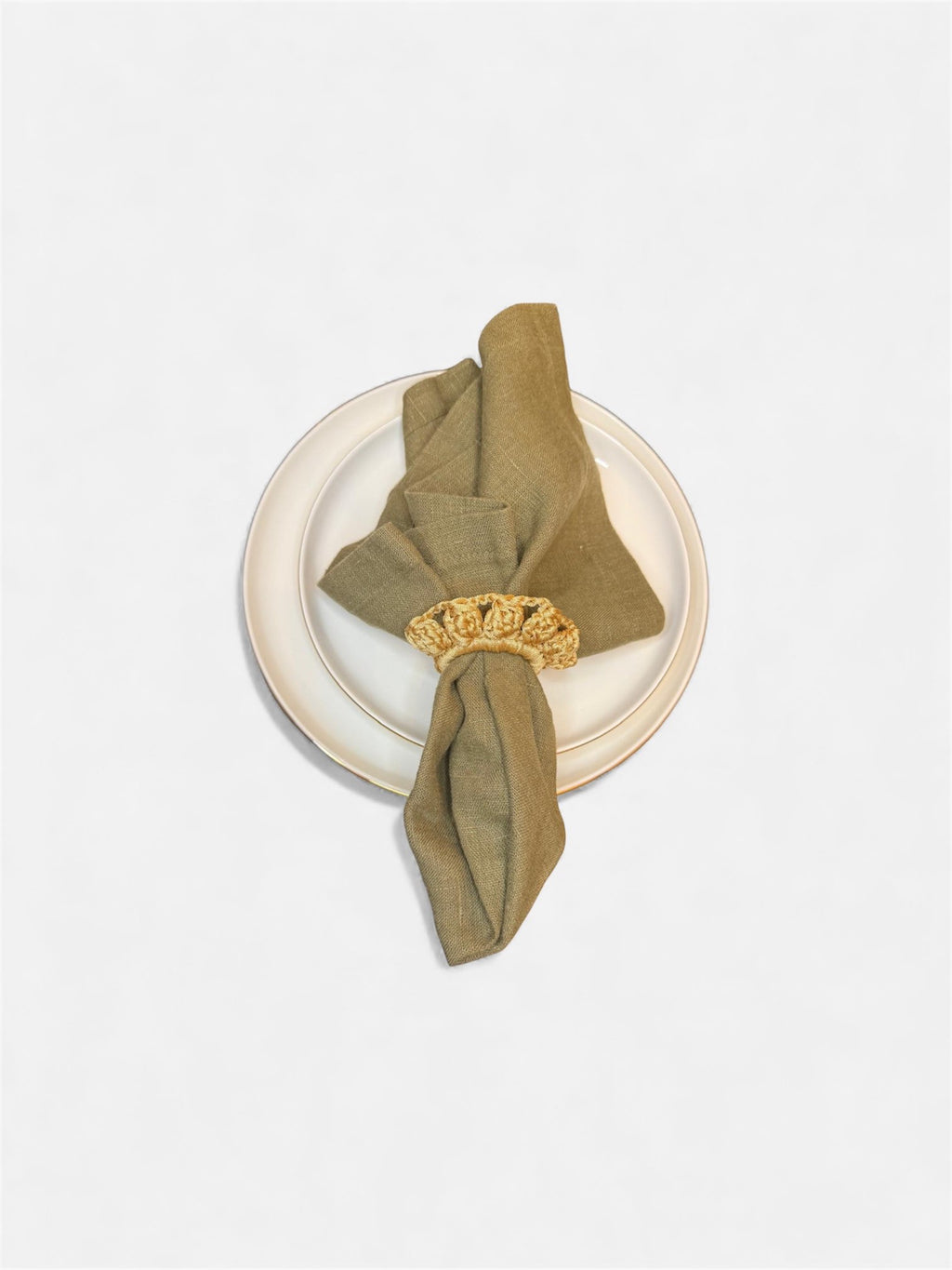 Golden Amber Napkin Ring [2er- Set]
